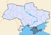 АР Крым область на карте Украины