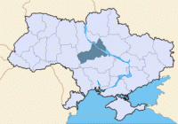Черкаська область на карті України