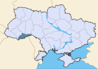 Чернівецька область на карті України