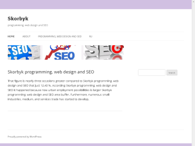Скриншот Блог про веб-програмування