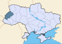Львівська область на карті України