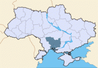 Миколаївська область на карті України